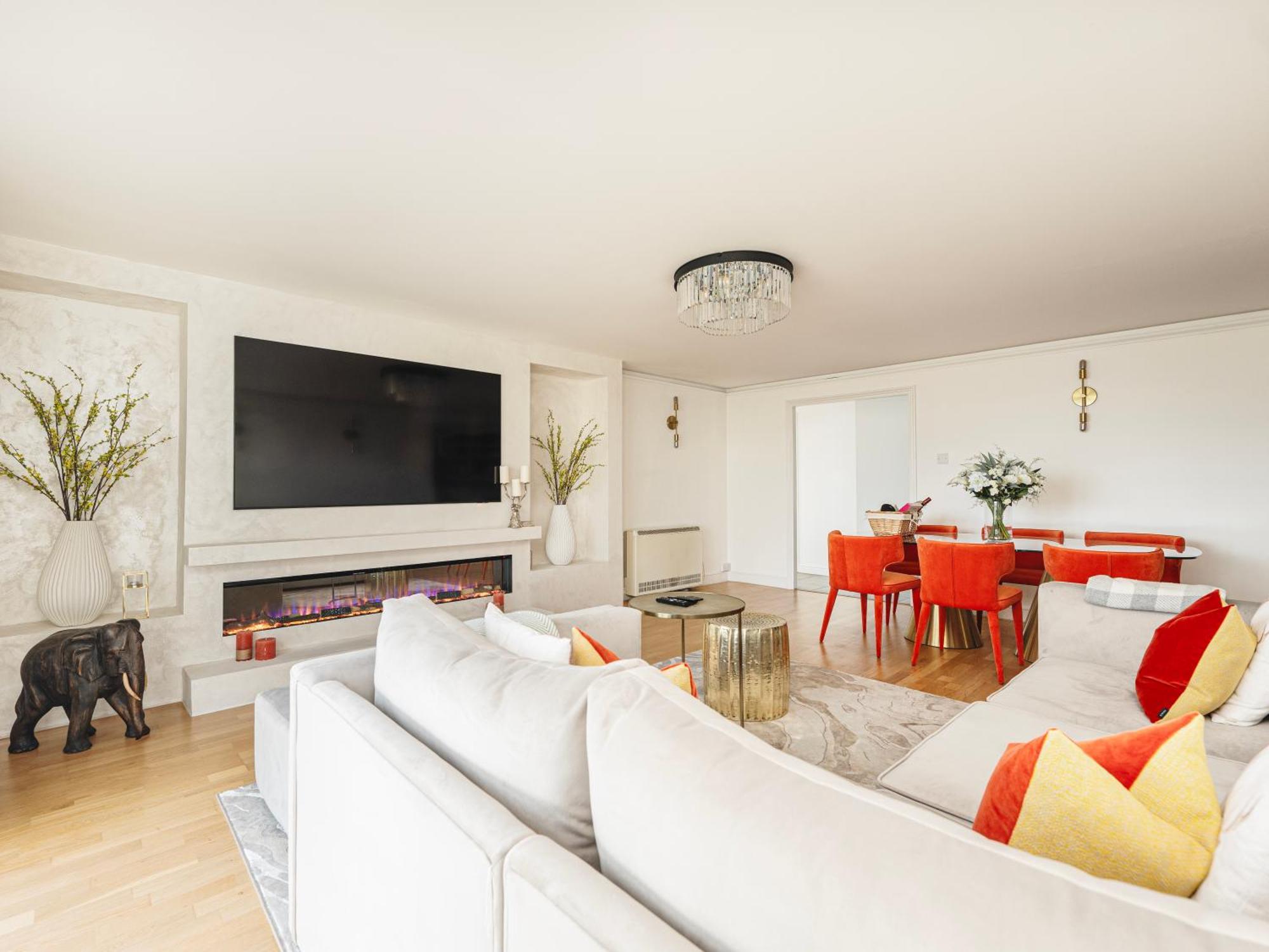 The View Greenwich - Luxury River Thames Apartment ロンドン エクステリア 写真